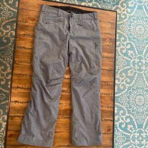 Obermeyer Snowboard/Ski Pants, dark gray, size 12 womens